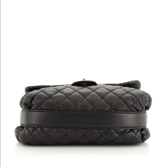 🛑sold Chanel Lambskin Medium Accordion Flap Black - Picture 5 of 16